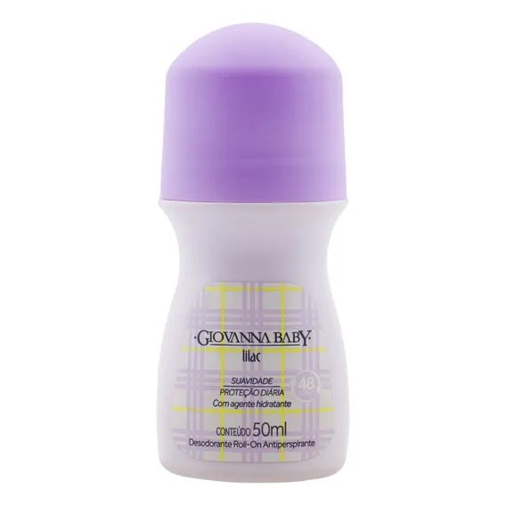 Desodorante Roll-On Antiperspirante Lilac Giovanna Baby 50ml Foto 1