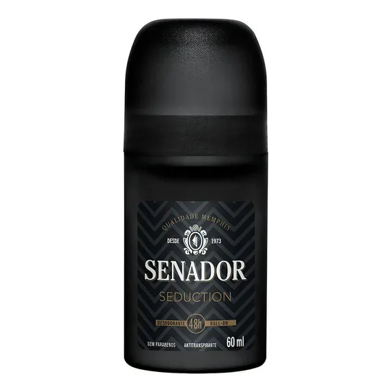 Desodorante Roll Seduction Senador 60ml Foto 1