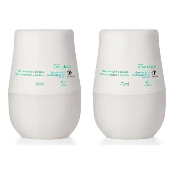 Desodorante Rollon Antitranspirante Tododia - Natura Fragrância KIT - Erva doce / Erva Doce Foto 1
