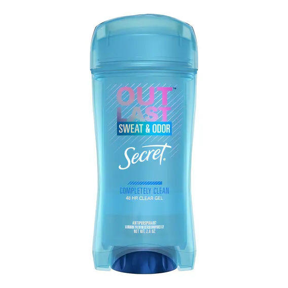 Desodorante Secret Outlast Clear Gel Completely Clean 73g Foto 1