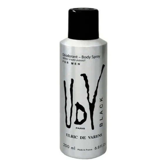 Desodorante Ulric De Varens Udv Black 200ml Foto 1