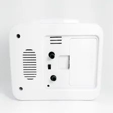 Despertador Quadrado Branco Quartz Herweg 2588 021 Foto mini 3