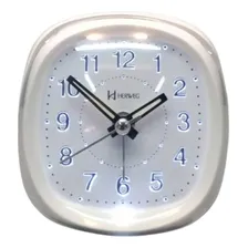 Despertador Quartz Herweg Ref: 2721-021 Branco Luz Foto mini  2
