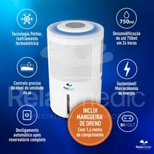 Desumidificador Ar Ambiente Elétrico Antimofo 1,8 Litros Ion Foto mini 2