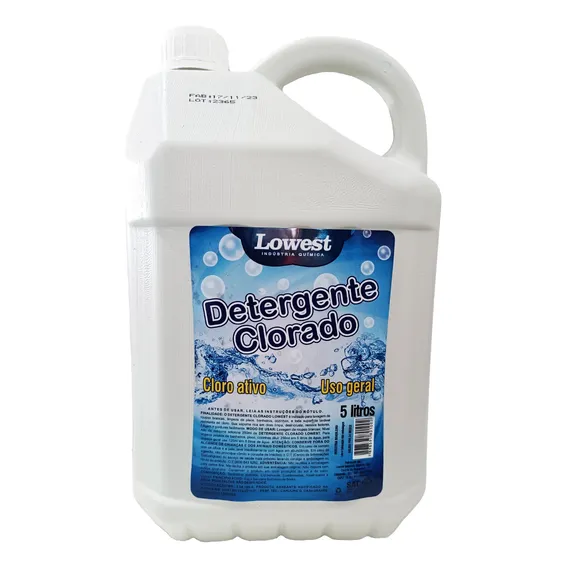 Detergente Clorado 5 Litros - Lowest Foto 1