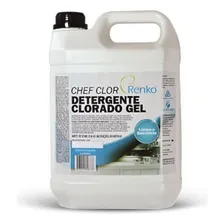 Detergente Clorado Gel Chef 5 Litros Renko Foto mini 1