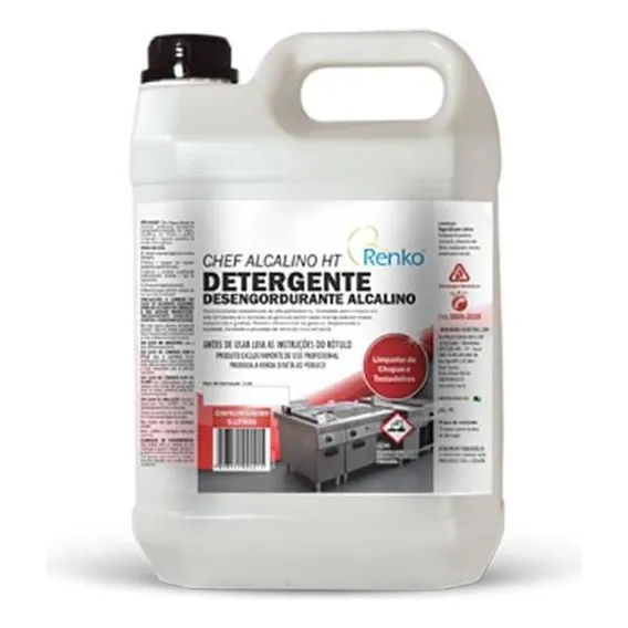 Detergente Desengordurante Alcalino Chef Ht 5l Renko Foto 1