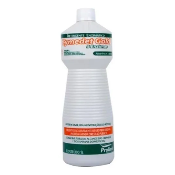 Detergente Enzimatico Com 5 Enzimas Zymedet Gold 1l Prolink Foto 1
