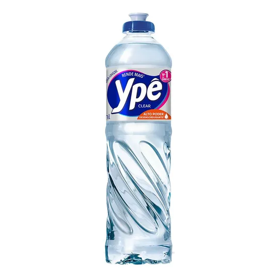 Detergente líquido clear Ypê 500ml Foto 1