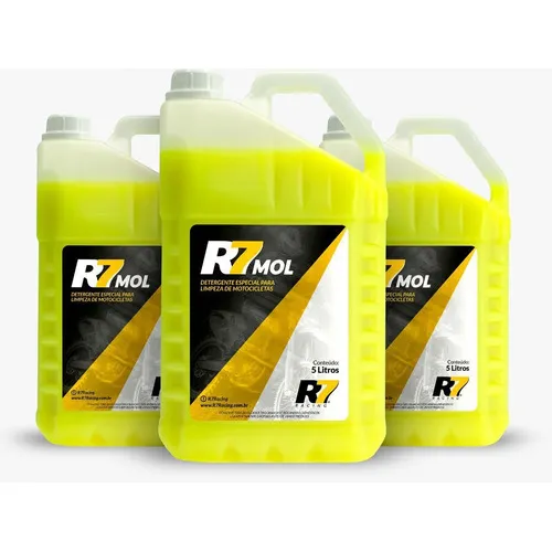 Detergente R7 Mol 5l Especial Para Motocicletas Foto 1