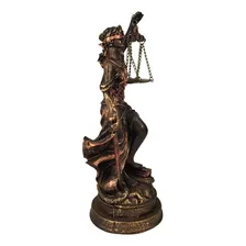 Deusa Da Justiça Estátua Dama SÃmbolo Direito Themis Resina Cor N/a Foto mini 4