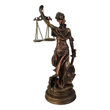 Deusa Da Justiça Estátua Dama SÃmbolo Direito Themis Resina Cor N/a Foto mini 2