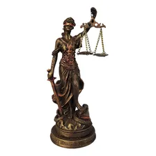 Deusa Da Justiça Estátua Dama SÃmbolo Direito Themis Resina Cor N/a Foto mini 1
