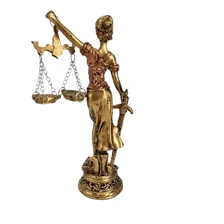 Deusa Da Justiça Themis Estátua Estatueta Decorativa Foto mini  2