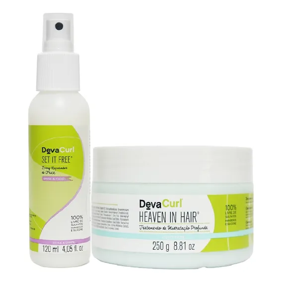 Deva Curl Heaven In Hair 250g E Deva Curl Set It Free 120ml Foto 1