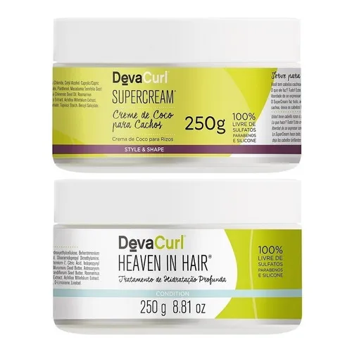 Deva Curl Heaven In Hair 250g E Deva Curl Supercream 250g Foto 1