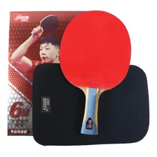 Dhs 6002 Raquete Clássica Borracha Hurricane 8 Tinarc + Case Cor Preto/vermelho Tipo De Cabo Fl (côncavo) Foto mini 1
