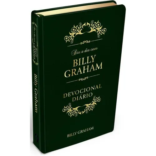 Dia A Dia Com Billy Graham - Couro Verde - Rbc Foto 1