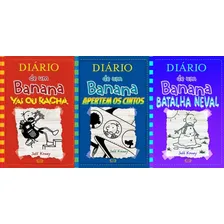 Diário De Um Banana Volumes 11, 12 E 13 Capa Dura Dura, De Jeff Kenney. Editorial V&r, Capa Dura Em Português Foto mini 1