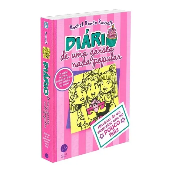 Diário de uma garota nada popular 13, de Russell, Rachel Renée. Diário de uma garota nada popular (13), vol. 13. Editorial Verus Editora Ltda., capa dura em português, 2019 Foto 1