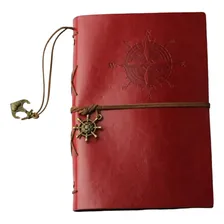 Diário Envelhecido Retrô Vintage Antigo, Vermelho Sketchbook Foto mini 1
