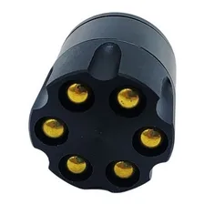 Dichavador Mini Tambor Revolver 38 Moedor Triturador Ervas Cor Prateado Foto mini 2