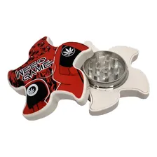 Dichavador Moedor Estrela Shuriken Fidget Spinner 2 Partes Foto mini 2
