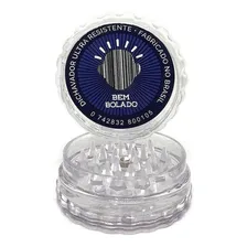 Dichavador Triturador Bem Bolado Polipropileno 6cm Grande Cor Azul Foto  mini 1