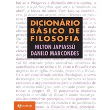 Dicionário Básico De Filosofia, De Japiassu, Hilton / Marcondes, Danilo / Jupiassu, Hilton. Editora Zahar, Capa Mole Em Português Foto  mini 1