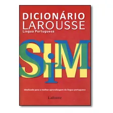 Dicionário Larousse - Língua Portuguesa, De Editora Lafonte. Editorial Larousse - Lafonte, Capa Dura Em Português Foto  mini 1