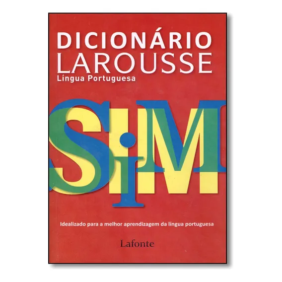 Dicionário Larousse - Língua Portuguesa, De Editora Lafonte. Editorial Larousse - Lafonte, Capa Dura Em Português Foto 1