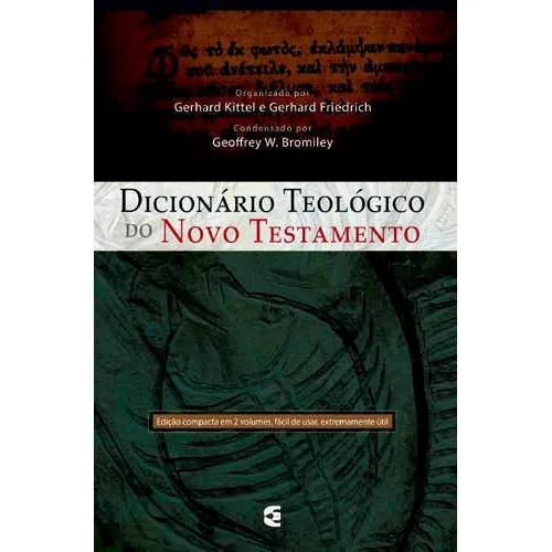 Dicionário Teológico Do Testamento - 2 Volumes Foto 1