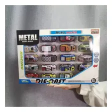 Diecast Carro De Corrida Escala 1:64 Racing Kit 20 Unid Cor Colorido Foto mini  3