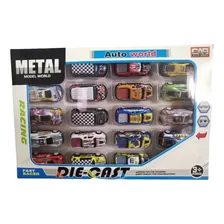 Diecast Carro De Corrida Escala 1:64 Racing Kit 20 Unid Cor Colorido Foto  mini 1