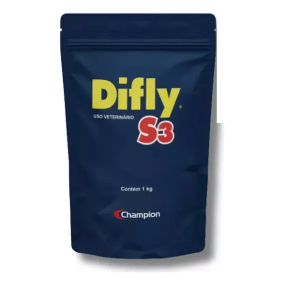 Difly S3 1kg Carrapato E Mosca De Chifre Champion Foto 1
