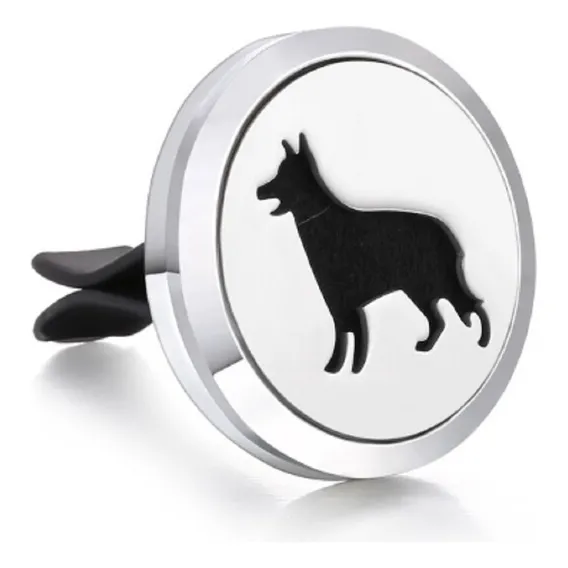 Difusor Metálico Aromaterapia Para Carro Cor Cão Foto 1