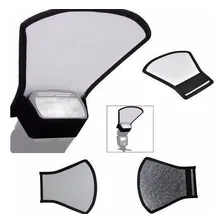 Difusor Rebatedor Pá Rígido Para Flash Speedlight Universal P-A Foto mini  2