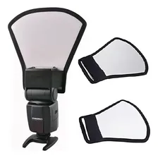 Difusor Rebatedor Pá Rígido Para Flash Speedlight Universal P-A Foto  mini 1
