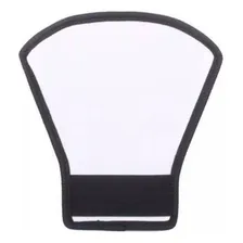 Difusor Rebatedor Universal Para Flash 2 Lados Prata Branco Foto mini 2