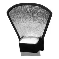 Difusor Rebatedor Universal Para Flash 2 Lados Prata Branco Foto mini 3