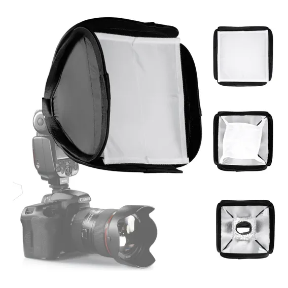 Difusor Soft Universal Flash Nikon Canon Flash Dedicados Foto 1