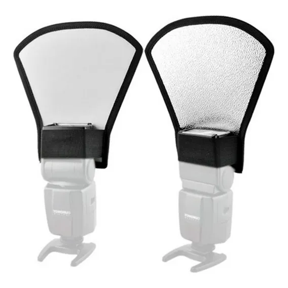 Difusor Softbox Rebatedor Prata / Branco Canon Nikon Sony Foto 1