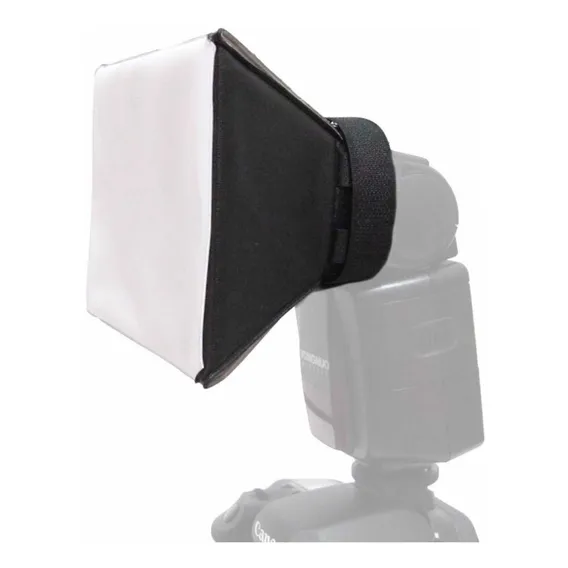 Difusor Universal P/ Flash Canon, Nikon, Yongnuo, Sony Foto 1