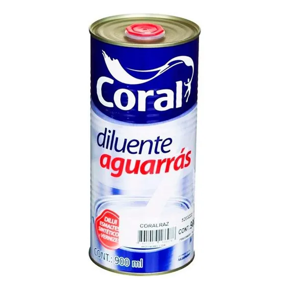 Diluente Aguarrás Coral 900ml Foto 1