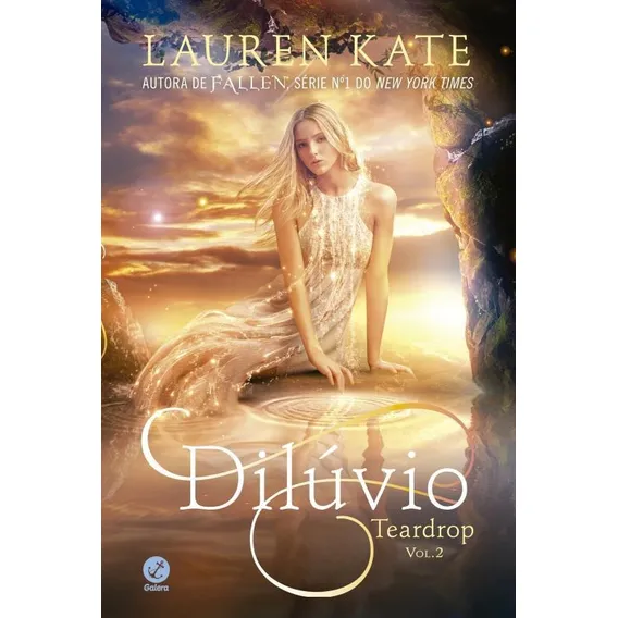 Dilúvio (Vol. 2 Teardrop), de Kate, Lauren. Teardrop (2), vol. 2. Editorial Editora Record Ltda., capa mole em português, 2015 Foto 1