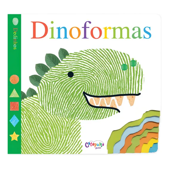 Dinoformas, de Powell, Sarah. Dedinhos Editorial Catapulta Editores Ltda, capa dura em português, 2017 Foto 1