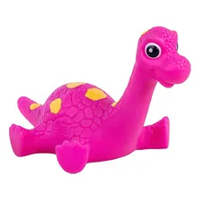 Dinossauro Amigo Feitos Em Vinil Macio Braquiossauro Rosa Foto  mini 1