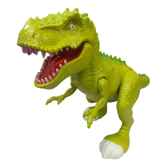 Dinossauro Boneco Tiranossauro Rex Com Som Luz Articulado Foto 1