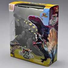 Dinossauro De Brinquedo Colecione Borracha Dino Alossauro Foto mini 3