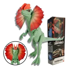 Dinossauro Dilophosaurus 30cm - Jurassic World Rivals Mattel Foto mini 4